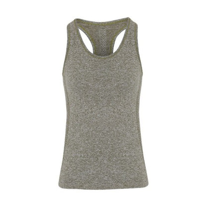 Front - TriDri Womens/Ladies Seamless 3D Fit Multi Sport Sculpt Vest