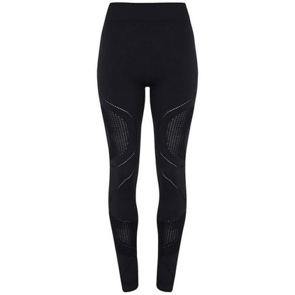 Front - TriDri Womens/Ladies Seamless 3D Fit Multi Sport Reveal Leggings