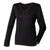Front - Henbury Womens/Ladies 12 Gauge Fine Knit V-Neck Jumper / Sweatshirt