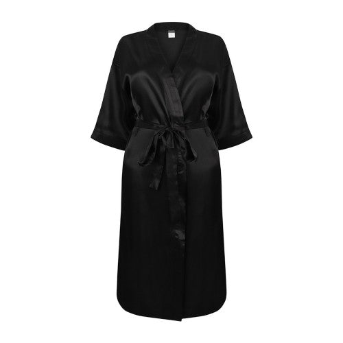 Front - Towel City Womens/Ladies Satin Robe