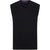 Front - Henbury Mens Sleeveless 12 Gauge V-Neck Fine Knit Jumper