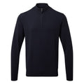 Front - Asquith & Fox Mens Cotton Blend Zip Sweatshirt