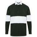 Front - Front Row Adults Unisex Panelled Tag Free Rugby Shirt