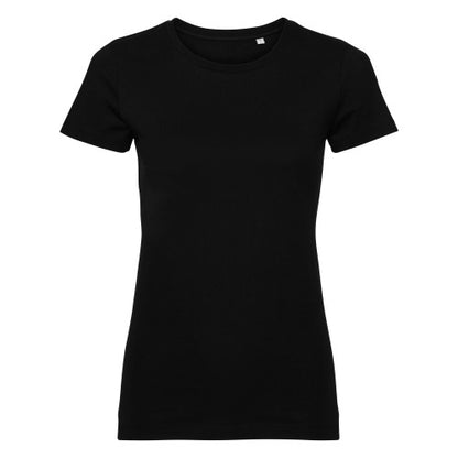 Front - Russell Womens/Ladies Authentic Pure Organic Tee