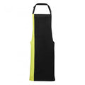 Front - Premier Unisex Contrast Workwear Bib Apron (Pack of 2)