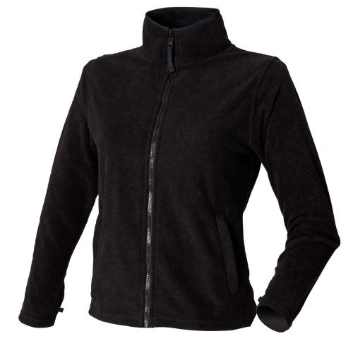 Front - Henbury Womens/Ladies Microfleece Anti-Pill Jacket