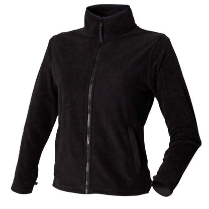 Front - Henbury Womens/Ladies Microfleece Anti-Pill Jacket