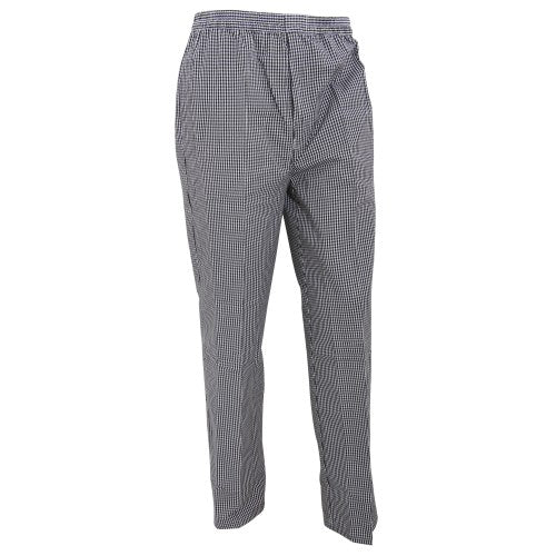 Front - Premier Unisex Pull-on Chefs Trousers / Catering Workwear (Pack of 2)