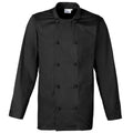 Front - Premier Unisex Cuisine Long Sleeve Chefs Jacket (Pack of 2)