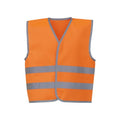 Front - Yoko Hi-Vis Childrens/Kids Reflective Border Waistcoat (Pack of 2)