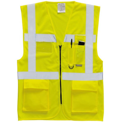 Front - Portwest Hi Vis Executive / Manager Vest / Safetywear (Pack of 2)