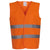 Front - Yoko Mens Hi Vis 2 Bands Vest/Waistcoat (Pack of 2)