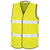 Front - Result Core Adult Unisex Motorist Hi-Vis Safety Vest (Pack of 2)