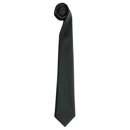Front - Premier Tie - Men Plain Work Tie (Pack of 2)