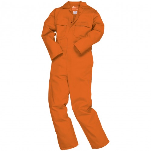 Front - Portwest Mens Bizweld Flame Retardant Coverall / Workwear (Pack of 2)