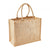 Front - Westford Mill Metallic Shimmer Jute Shopper/Tote Bag (Pack of 2)