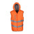 Front - Yoko Unisex Adults Hi Vis Kensington Hooded Gilet (Pack of 2)