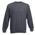 Front - Fruit Of The Loom Mens Classic 80/20 Heather Set-in Sweatshirt