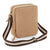 Front - Quadra Vintage Canvas Mini Reporter Bag