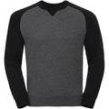Front - Russell Mens Authentic Baseball Sweatshirt