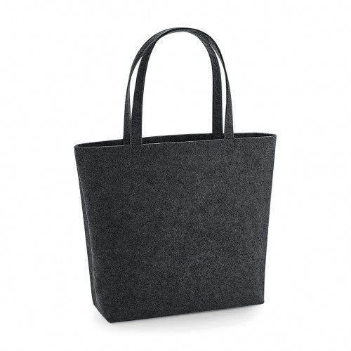 Front - BagBase Felt Shopper/Tote