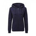 Front - Asquith & Fox Womens/Ladies Zip-Through Organic Hoodie