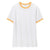 Front - Alternative Apparel Mens 50/50 Vintage Jersey Ringer T-Shirt