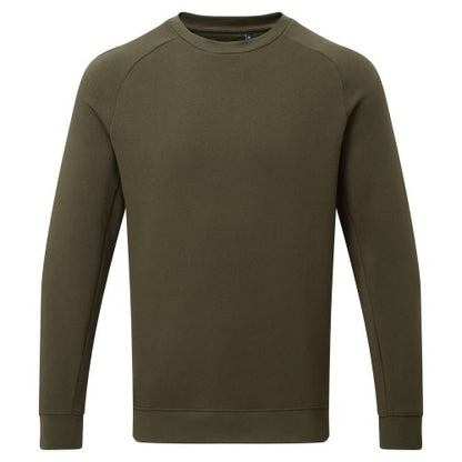 Front - Asquith & Fox Mens Organic Crew Neck Sweatshirt