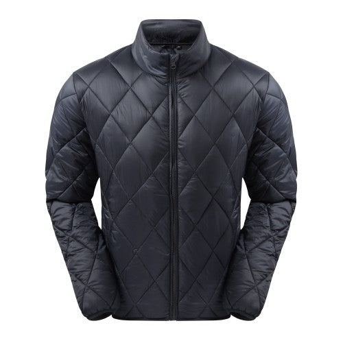 Front - 2786 Mens Diamond Pane Padded Jacket