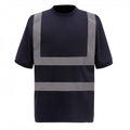 Front - Yoko Mens Hi-Vis Short Sleeve T-Shirt