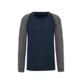 Front - Kariban Mens Organic Two-Tone Sweatshirt