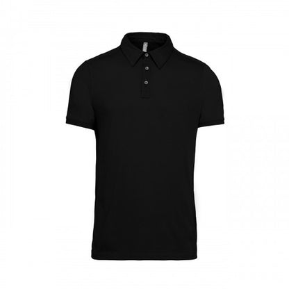 Front - Kariban Mens Jersey Knit Polo Shirt