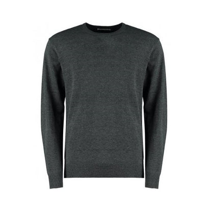 Front - Kustom Kit Mens Regular Fit Arundel Crew Neck Sweater