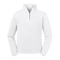 Front - Russell Mens Authentic Quarter Zip Sweatshirt