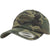 Front - Flexfit By Yupoong Low Profile Camo Washed Dad Cap