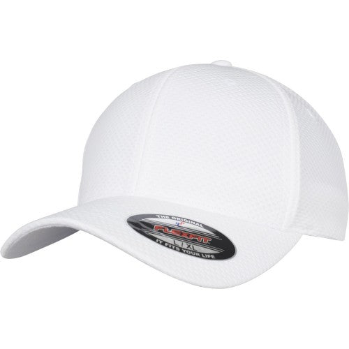 Front - Flexfit By Yupoong Flexfit 3D Hexagon Jersey Cap