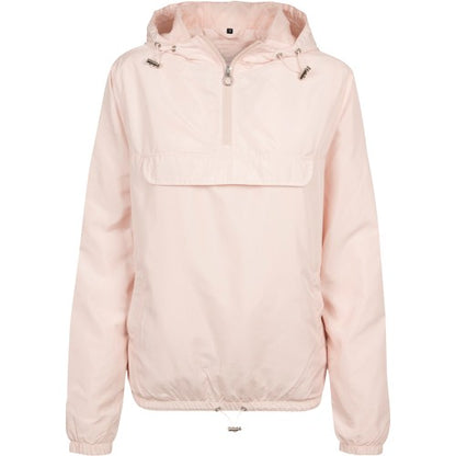 Front - Build Your Brand Womens/Ladies Basic Pullover Jacket
