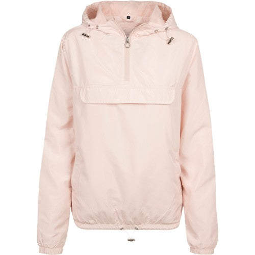 Front - Build Your Brand Womens/Ladies Basic Pullover Jacket