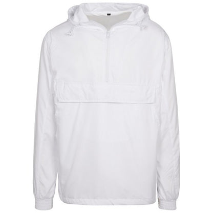 Front - Build Your Brand Unisex Adults Basic Pullover Jacket