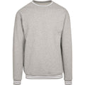 Front - Build Your Brand Mens College Crew Neck Sweat