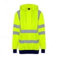 Front - Pro RTX High Visibility Unisex Adults Reflective Hoodie