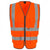 Front - Pro RTX High Visibility Unisex Adults Executive Waistcoat