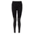 Front - TriDri Womens/Ladies Rib Knit Contrast Bottom Yoga Leggings