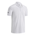 Front - Callaway Mens Swing Tech Solid Colour Polo Shirt