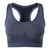 Front - TriDri Womens/Ladies Seamless 3D Fit Multi-Sport Denim Look Sports Bra