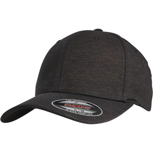 Front - Flexfit by Yupoong Natural Melange Cap