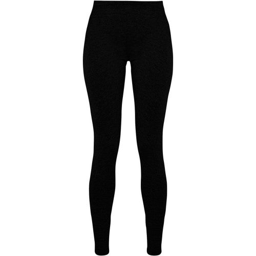 Front - Build Your Brand Womens/Ladies Jersey Stretch Leggings