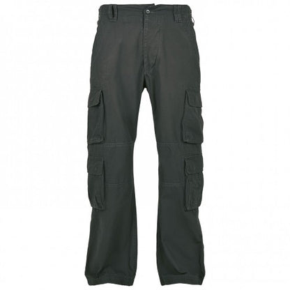 Front - Build Your Brand Mens Pure Vintage Cargo Trousers