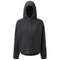 Front - TriDri Womens/Ladies Sherpa Fleece Quarter Zip Hoodie