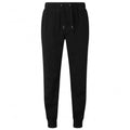 Black - Front - Asquith & Fox Mens Twill Jogging Bottoms